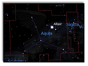 экваториальное созвездие Aquila