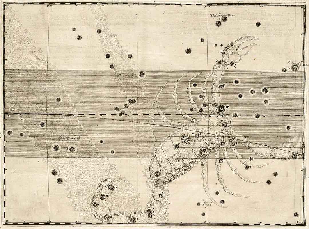 Constellation-Scorpius, Johann Bayer-Uranometria-1603