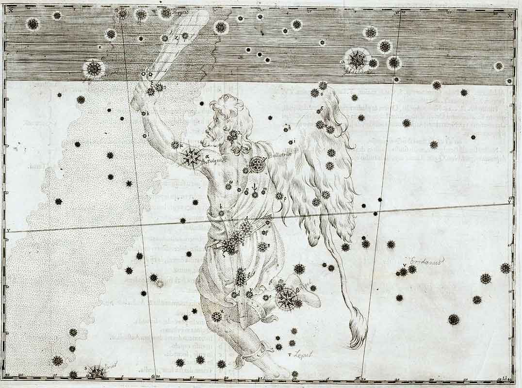Orion (constellation), Bayer-Uranometria-1603